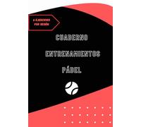 Cuaderno entrenamientos pádel