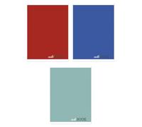 Cuaderno escolar Office Products A4, cuadriculado, 96 hojas, 60 g/m², mezcla de colores, 3 unidades, artículo escolar, tipo escolar, a cuadros, formato A4, mezcla de colores