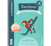 CUADERNO ESCRITURA SERIE ENTRENATE 4 PRIMARIA