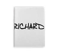 Cuaderno especial con texto en inglés Richard con tapa blanda