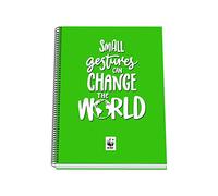 Cuaderno espiral A4 Tapa dura 100 hojas - WWF - World