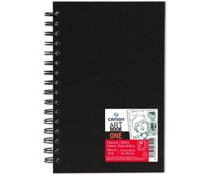 Cuaderno Espiral CANSON Art Book One, 21,6 x 14 cm. 80 Hojas