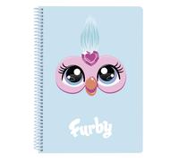 Safta FURBY - Cuaderno 80 Hojas A5, Tapas Duras, Ideal para Niños de Diferentes Edades, Cómodo y Versátil, Calidad y Resistencia, 15.5x22 cm