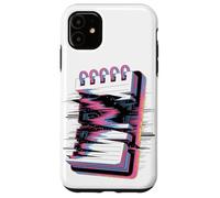 Cuaderno Espiral Glitch Estética Retro Bloc de Notas Estátic Carcasa para iPhone 11