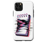 Cuaderno Espiral Glitch Estética Retro Bloc de Notas Estátic Carcasa para iPhone 11 Pro