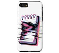 Cuaderno Espiral Glitch Estética Retro Bloc de Notas Estátic Carcasa para iPhone SE (2020) / 7 / 8