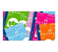 Cuaderno Espiral Cuadrovia 4º/40 H, 4mm, tamaño Cuarto, 1 unidad [colores surtidos]