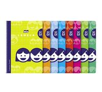 Cuaderno Espiral LAMELA A4 Cuadrovía - Set 5 Cuadernos 80 Hojas - Tapa Blanda Cartoncillo, Colores Surtidos - Cuadrícula 2.5/3/4/5mm