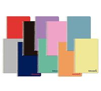 Cuaderno espiral liderpapel a5 wonder tapa plastico 80h 90g rayado horizontal con margen colores surtidos - TH37