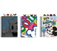 Cuaderno espiral Mickey Mouse A5 con divisores Cuadrícula - COOLPACK