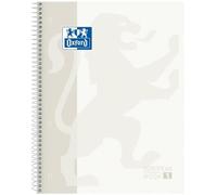 Cuaderno espiral oxford ebook 1 school classic din a4+ 80 hojas cuadro 5 mm blanco