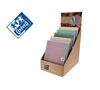Cuaderno Espiral Oxford European Book Nature Din A4+ Expositor Sobremesa De 21 Unidades Surtidas