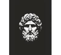 Cuaderno Estoico Profesional de 8.5" x 11" cuadro grande: Cuaderno profesional estoico cuadro grande para universitarios con calendario 2025 y 2026 para organizar tus materias