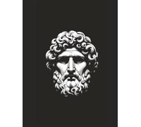 Cuaderno Estoico Profesional de 8.5" x 11" cuadro grande: Cuaderno profesional estoico cuadro grande para universitarios con calendario 2025 y 2026 para organizar tus materias