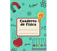 CUADERNO FÍSICA: Cuaderno A4 con tapa blanda, papel pautado a líneas, 120 hojas