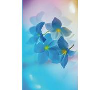 Cuaderno Flores Azul de Rayas: Cuaderno de Escritura, Diario, Estudiantes, Actividades, De trabajo, Para Organizar Ideas, Tareas Escolares, Adultos, ... Escribir En blanco, Notebook, Apuntes