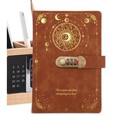 Cuaderno genérico con cerradura | Cuaderno de fijación de objetivos A5 | Cuaderno para escritura personal - Ideal para escritores estudiantes, adultos, regalo de oficina en casa