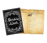 Cuaderno gótico de ceremonia ritual oculto con 42 hojas, diario de práctica espiritual, cuaderno de seguimiento del tarot, cuaderno ritual oculto