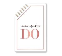 Cuaderno gráfico de taller con espiral de 45°, 50 hojas a rayas, corte de cobre, 9,5 x 14,5 cm