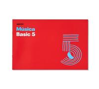 Cuaderno Música ADDITIO M05 Basic 5, 170 x 240 mm. 5 Pentagramas