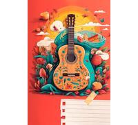 Cuaderno Guitarra: Escribe tus Letras y Acordes