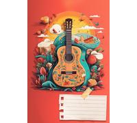 Cuaderno Guitarra: Escribe tus Letras y Acordes