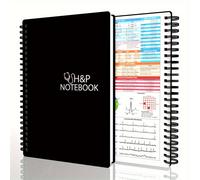 Cuaderno H&P - Cuaderno de y Física para Profesionales, Terminología , Se al Bata Blanca, Papel de 100gsm, A5 (5.9 X 8.6 Pulgadas)