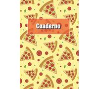Cuaderno: Idea de regalo para todos los aficionados a la pizza | Matriz de puntos de 120 páginas | Formato A5 | Uso como diario, diario de viñetas, ... cuaderno de bocetos, libro de recetas, etc.