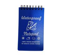 Cuaderno impermeable con espirales pequeñas, blocs de notas de bolsillo para escribir en el campo de lluvia para el hogar, papel impermeable para todo tipo de clima