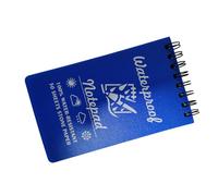 Cuaderno impermeable de bolsillo práctico de 7,6 x 12,7 cm para actividades al aire libre, cuadernos impermeables, pequeños blocs de notas
