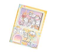 Cuaderno inspirado en Gachapon de 160 páginas de dibujos animados de bolsillo, planificador pequeño para estudiantes, mujeres, escritoras, diario, diario estético de viaje para estudiantes