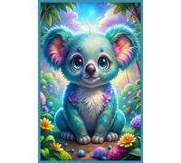 Cuaderno Koala: Libreta A5 Animal Tapa Blanda, Bloc de notas Peludo Kawaii, Notebook Infantil y Juvenil 120 páginas, Bonito y Original Punteado, Para tus momentos de inspiración