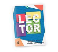 Cuaderno Lector 4. Velocidad y comprensión lectora. Ed. Primaria.: Letra Cursiva 4