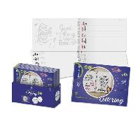 cuaderno lettering a4 -32 hojas con espiral bismark 328440