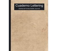 Cuaderno Lettering Puntos A4: libretas de puntos para lettering - 120 hojas con plantillas de punteado para lettering y caligrafía - diseño de hojas tropicales