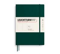LEUCHTTURM1917 Libreta Composition (B5) 178 x 254 mm, Tapa Blanda, 123 páginas numeradas, Forest Green, Lisa