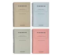 Cuaderno Libreta Viajes Cuaderno Con Espiral De Estrella, 4 Temas, Papel Rayado Universitario, 60 Hojas, Pestañas Tapa Dura Rayadas, Diario Aprendizaje, Regalos for Estudiantes Lecturas Adultos(C)