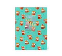 Legami - Cuaderno de rayas grande - Formato Página B5, cuaderno grande con rayas, papel FSC certificado, 18,5 x 24,8 cm, tema Red Panda