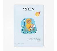 Cuaderno Little English RUBIO + 3 years para aprender Inglés | Incluye Audios descargables con QR | A4 40 páginas