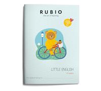 Cuaderno Little English RUBIO + 3 years para aprender Inglés | Incluye Audios descargables con QR | A4 40 páginas