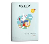 Cuaderno Little English RUBIO + 5 years para aprender Inglés | Incluye Audios descargables con QR | A4 40 páginas