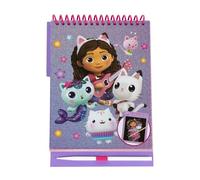 Cuaderno Mágico Gabby’s Dollhouse con Bolígrafo y Hojas Reutilizable - Libreta Infantil de Dibujo y Escritura Creativa para Niñas Fans de Gabby’s Dollhouse