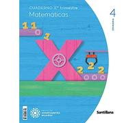 CUADERNO MATEMATICAS 4 PRIMARIA 1 TRIM CONSTRUYENDO MUNDOS (edición en español)