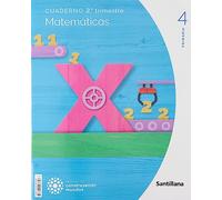 CUADERNO MATEMATICAS 4 PRIMARIA 2 TRIM CONSTRUYENDO MUNDOS, versión en español