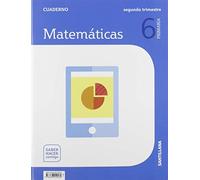 CUADERNO MATEMATICAS 6 PRIMARIA 2 TRIM SABER HACER CONTIGO - 9788468049069