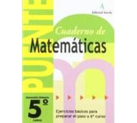 Cuaderno Matematicas Educación Primaria 5º Puente
