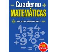 Cuaderno Matemáticas Suma, Resta y Números Faltantes: Para Adultos, Personas Mayores y Estudiantes en Recuperación Académica | Avance Gradual sin ... Razonamiento Aplicado y Respuestas Comentadas