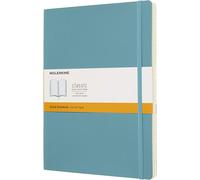 Cuaderno Moleskine Clásico Tapa Blanda XL Rayado Azul Coral 192 Páginas