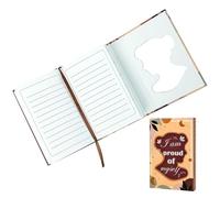 Cuaderno motivacional para adolescentes, cuaderno portátil para viajar,98 páginas Estoy orgulloso de mí mismo Bloques de notas | Cuaderno portátil, cuaderno de diario multifuncional para escribir