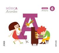 CUADERNO MUSICA ACORDES 6 PRIMARIA - 9788414106914 (JERUSALEN)